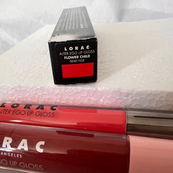 Lorac Alter Ego Lip Gloss High Shine SHADES Flower Child, Prom Queen - Picture 2 of 7